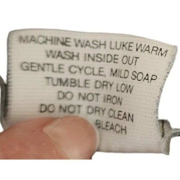 Vintage 80s 90s LL Bean Full Zip Fleece Jacket Mens Size M Gray Blue Synchilla - Picture 7 of 7